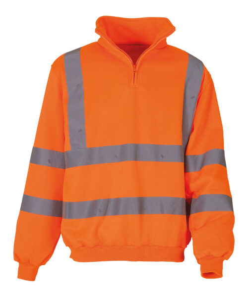 Hi-Vis ¼ Zip Sweatshirt