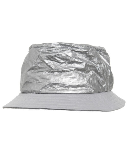 Crinkled Paper Bucket Hat