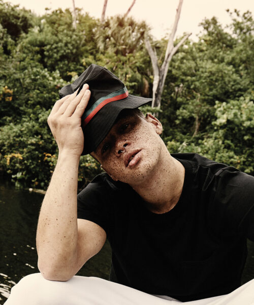Stripe Bucket Hat