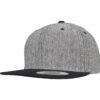 Melange Solid Snapback