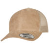 Imitation Suede Leather Trucker Cap