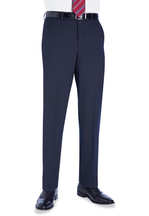 Brook Taverner Aldwych Tailored Fit Trouser Mid Grey