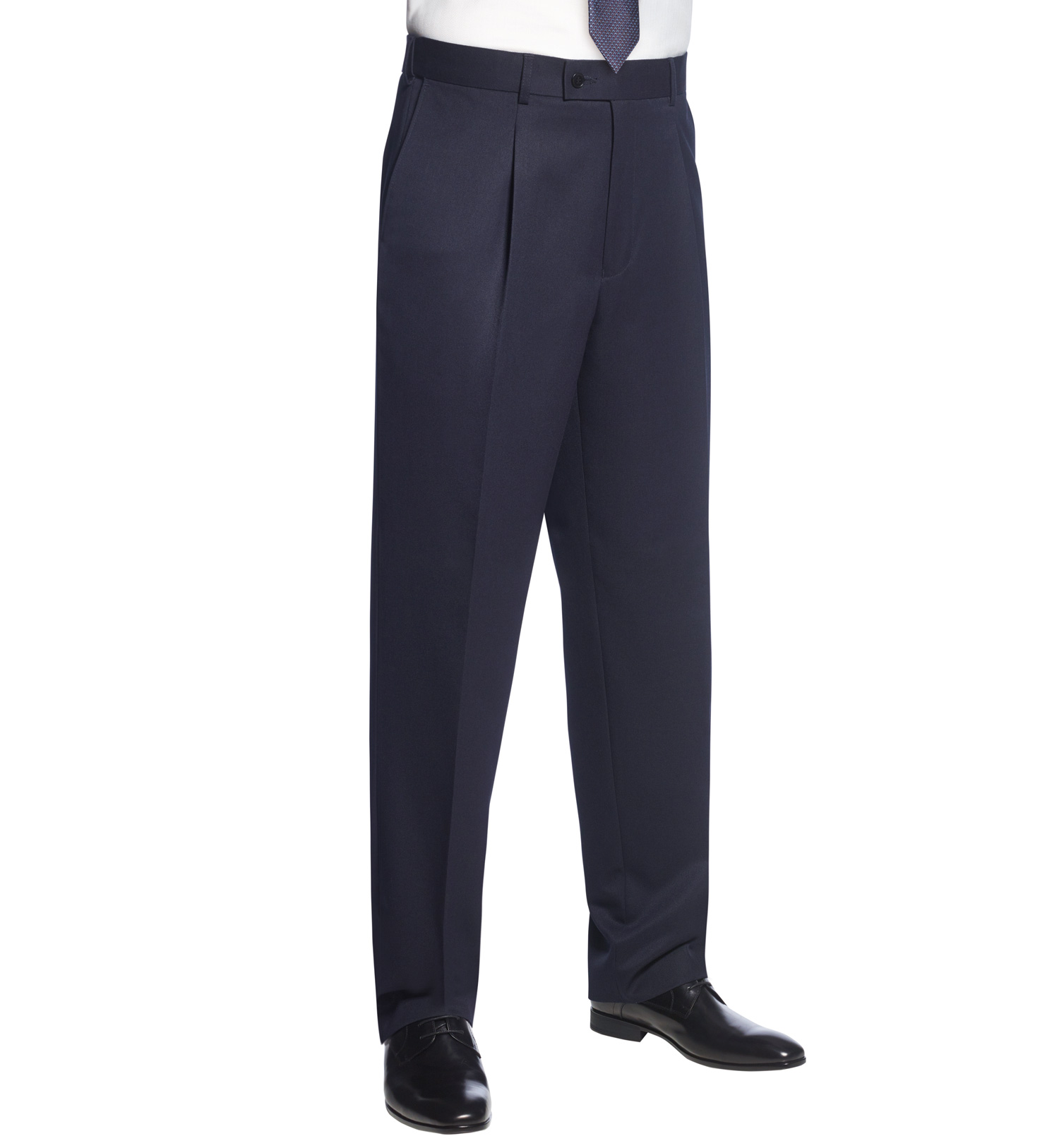 Brook Taverner Delta Classic Fit Trouser Black