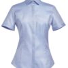 Brook Taverner Chianti Ladies' S/S Blouse Pink Herringbone