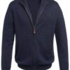Brook Taverner Columbus Zip Cardigan Black