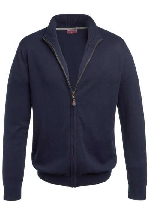 Brook Taverner Columbus Zip Cardigan Black