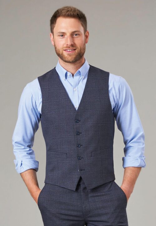 Brook Taverner Emilio Check Waistcoat