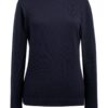 Brook Taverner Golden Turtleneck Jumper Black