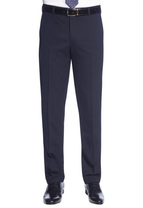 Brook Taverner Holbeck Slim Fit Trouser Mid Grey