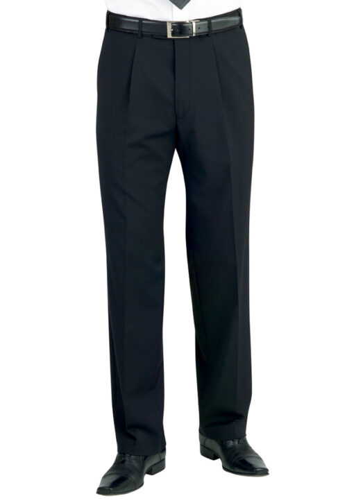 Brook Taverner Imola Classic Fit Trouser Black