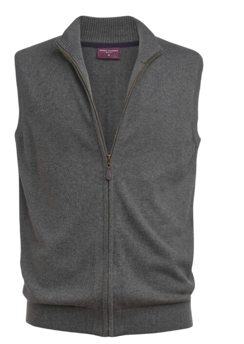 Brook Taverner Lincoln Knitted Zip Gilet