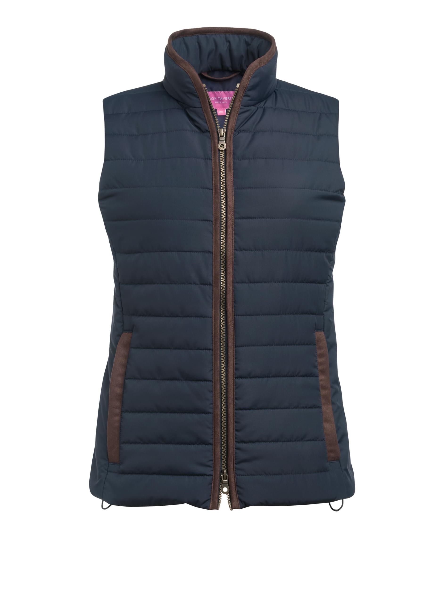 Brook Taverner Madison Quilted Gilet Olive