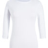 Brook Taverner Mira Round Neck Stretch Top Black