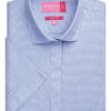 Brook Taverner Napoli Ladies' S/S Blouse Black Houndstooth