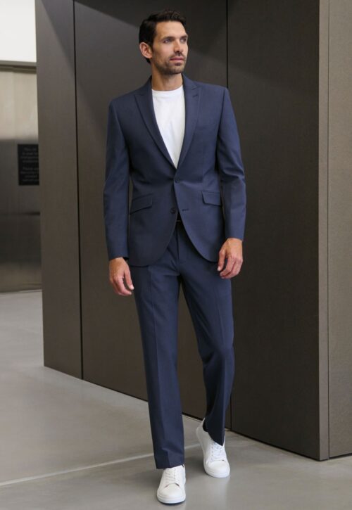 Brook Taverner Oliver Tailored Fit Trouser Sand