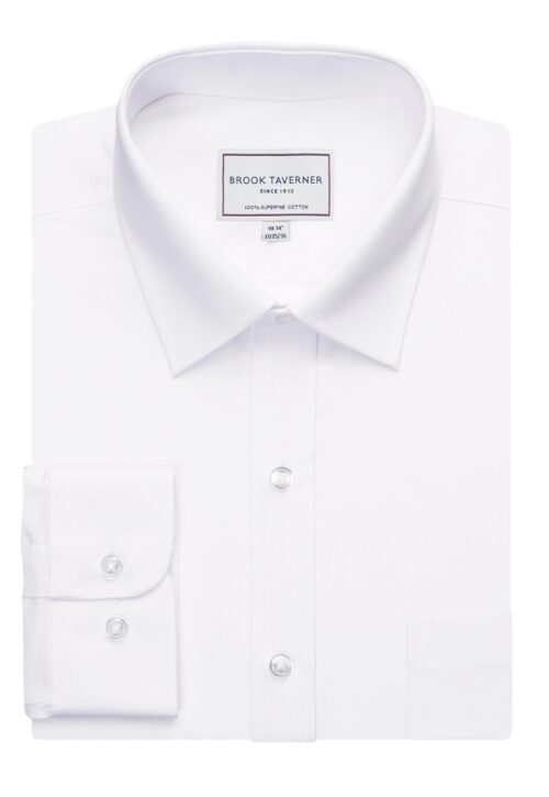 Brook Taverner Ortona Men's L/S Shirt White