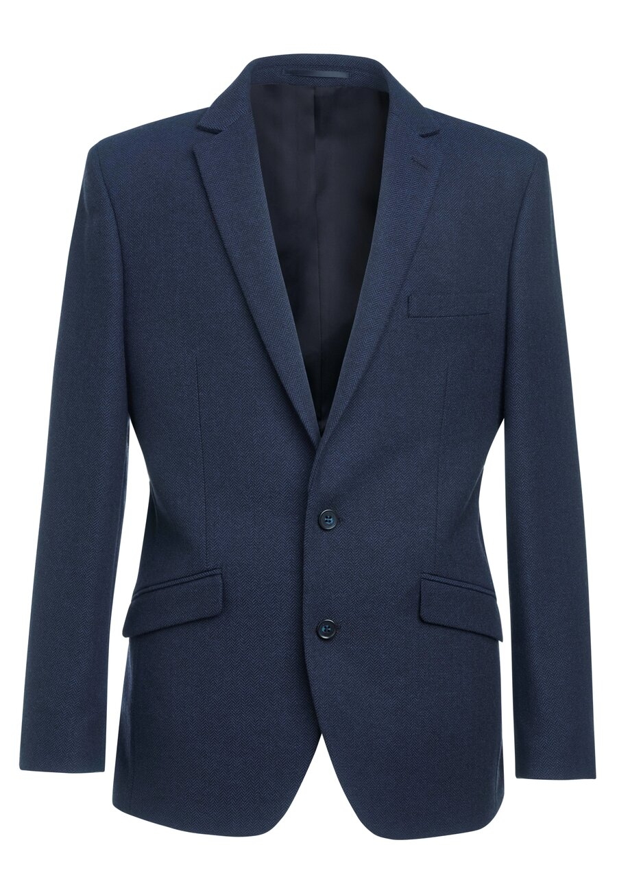Brook Taverner Quebec Slim Fit Tweed Jacket Grey/Brown