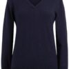 Brook Taverner Riga V Neck Jumper Black