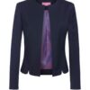 Brook Taverner Rosa Tailored Fit Jacket Mid Blue