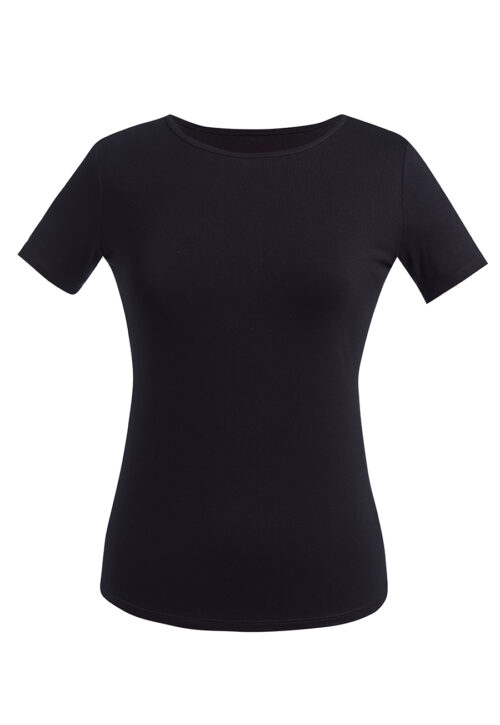 Brook Taverner Sassa Round Neck Stretch Top