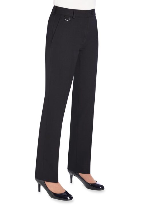 Brook Taverner Venus Straight Leg Trouser Black