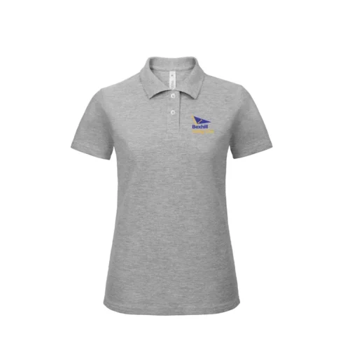 Bexhill Sailing Club Heather Grey Female Polo Shirt