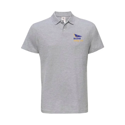 Bexhill Sailing Club Heather Grey Male Polo Shirt