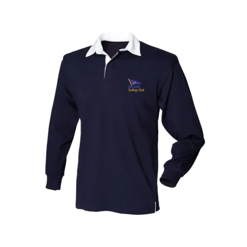 Bexhill Sailing Club Navy Adult Rugby Shirt