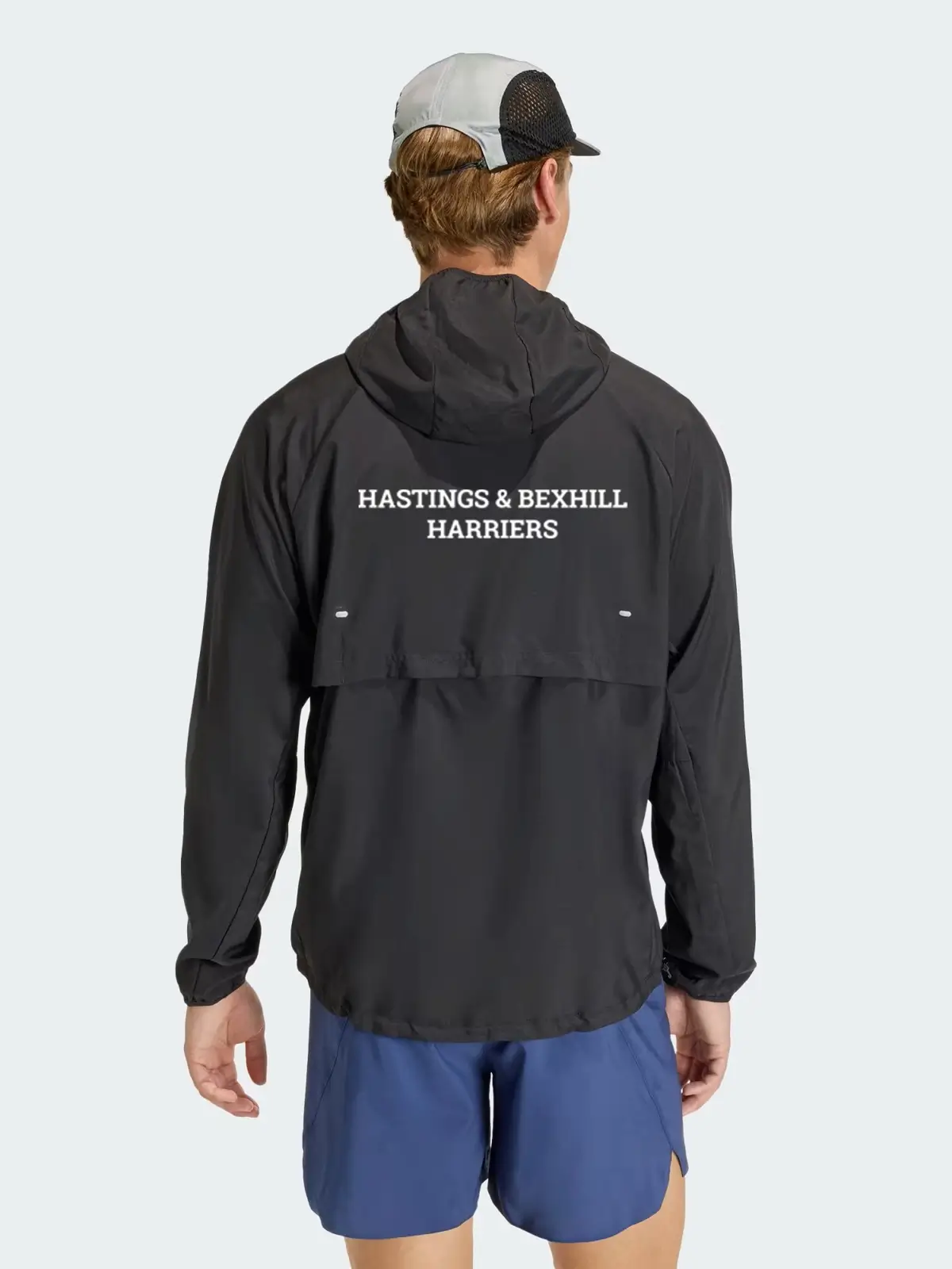 Hastings Bexhill Harriers Men's adi365 Running Essentials Jacket Rear