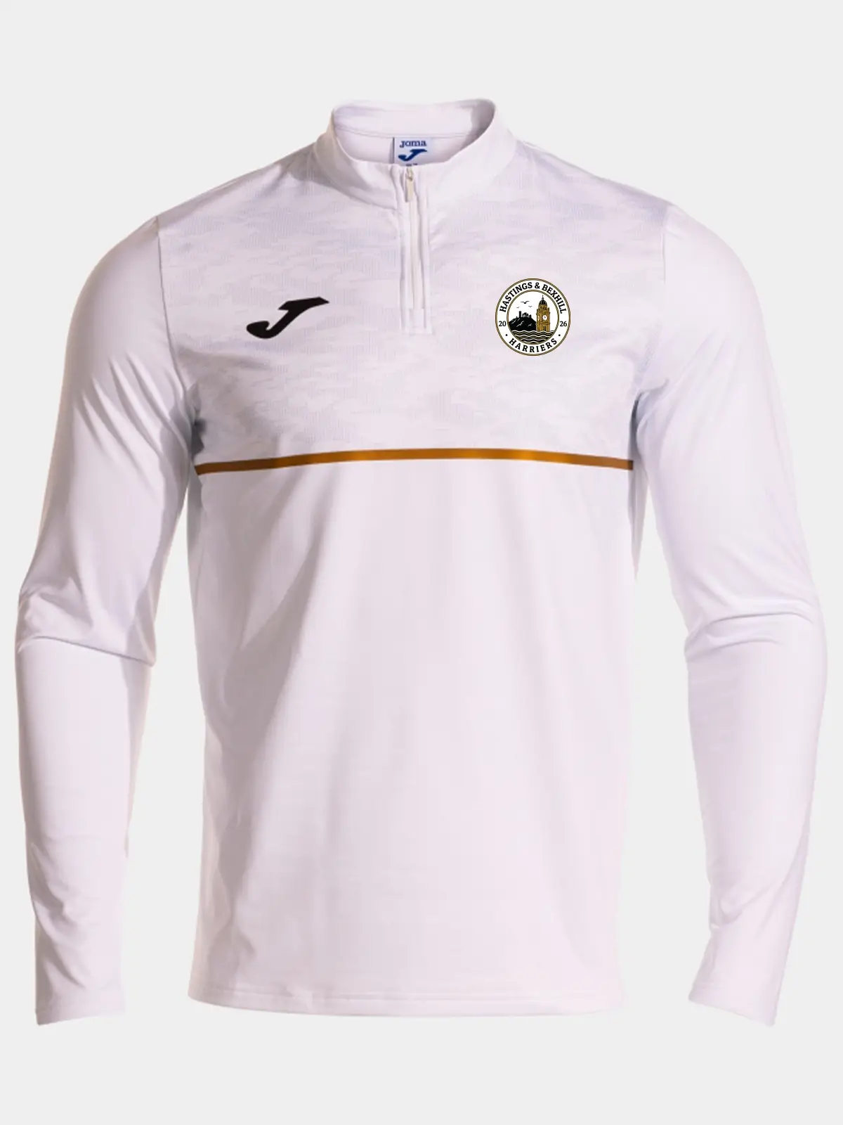 Hastings Bexhill Harriers Men's White Record Pro Midlayer