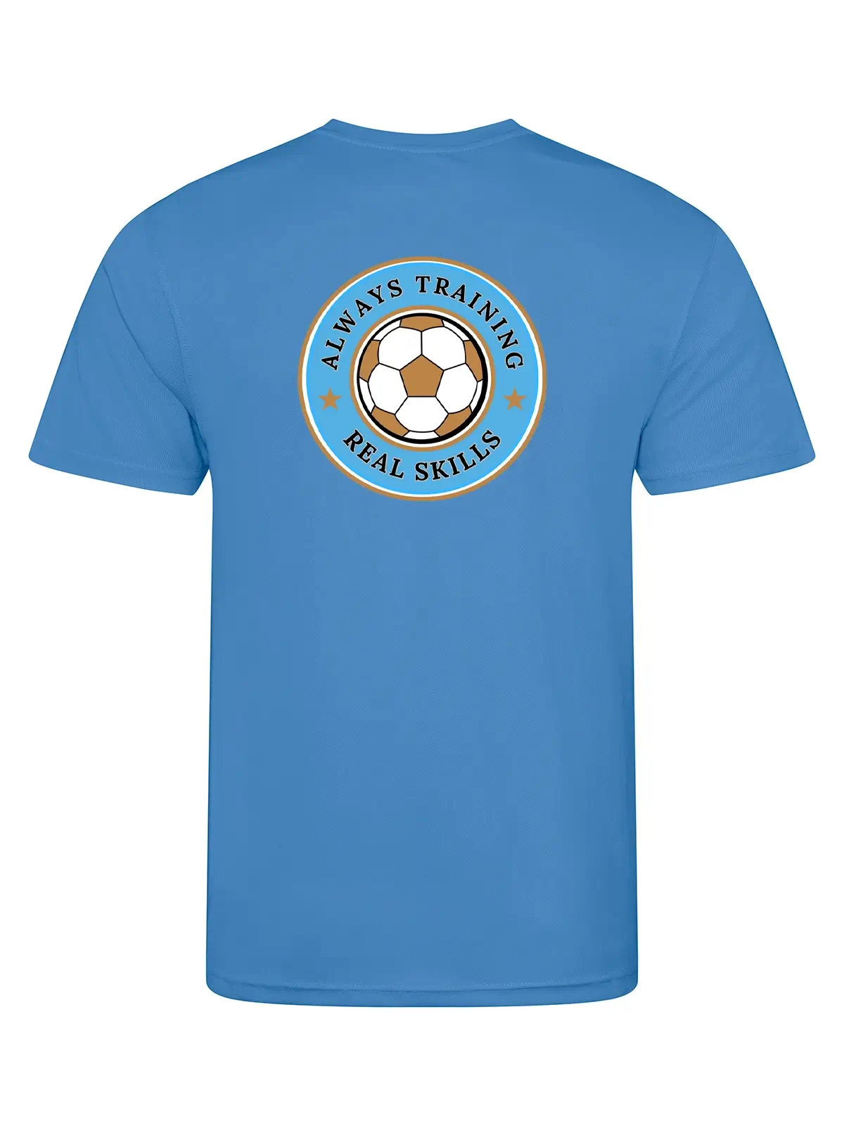 Real Skills Cornflower Blue Training T-Shirt - Image 2